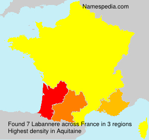 Surname Labannere in France Surname Labannere in France
