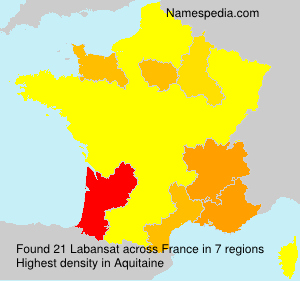 Surname Labansat in France Surname Labansat in France