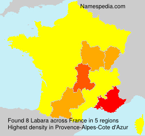 Surname Labara in France Surname Labara in France