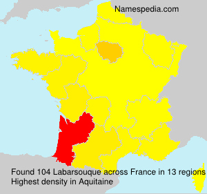 Surname Labarsouque in France Surname Labarsouque in France