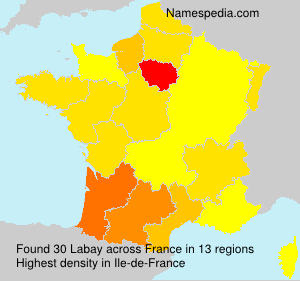 Surname Labay in France Surname Labay in France