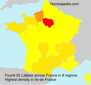 Surname Labbas in France Surname Labbas in France