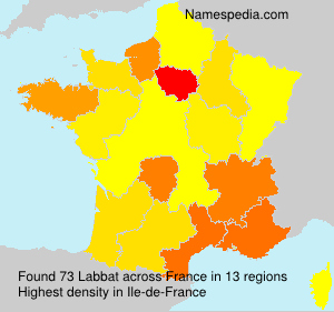 Surname Labbat in France Surname Labbat in France