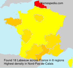 Surname Labeeuw in France Surname Labeeuw in France