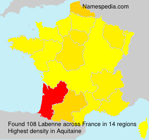 Surname Labenne in France Surname Labenne in France