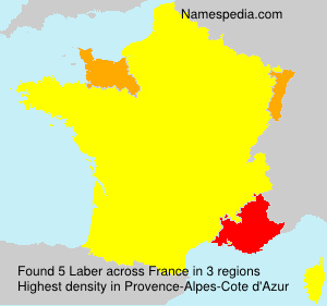 Surname Laber in France Surname Laber in France