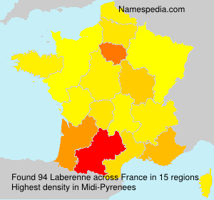 Surname Laberenne in France Surname Laberenne in France
