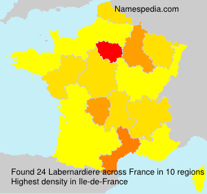 Surname Labernardiere in France Surname Labernardiere in France