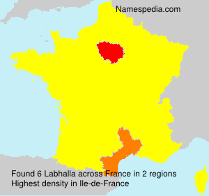 Surname Labhalla in France Surname Labhalla in France