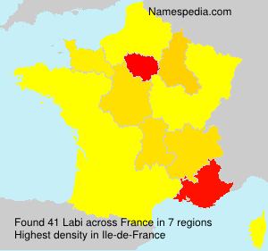 Surname Labi in France Surname Labi in France