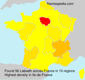 Surname Labiadh in France Surname Labiadh in France