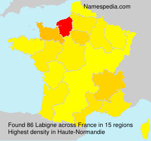 Surname Labigne in France Surname Labigne in France