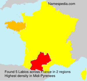 Surname Labios in France Surname Labios in France