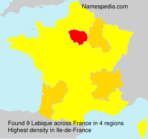 Surname Labique in France Surname Labique in France