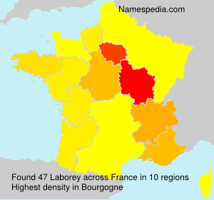 Surname Laborey in France Surname Laborey in France