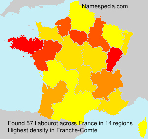 Surname Labourot in France Surname Labourot in France