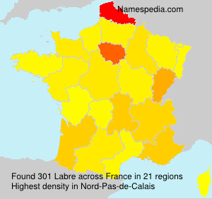 Surname Labre in France Surname Labre in France
