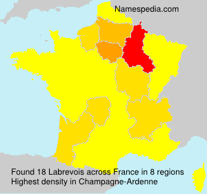 Surname Labrevois in France Surname Labrevois in France