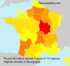 Surname Labrut in France Surname Labrut in France