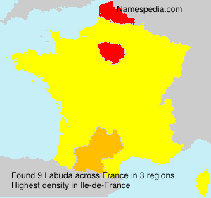 Surname Labuda in France Surname Labuda in France