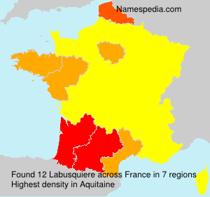 Surname Labusquiere in France Surname Labusquiere in France