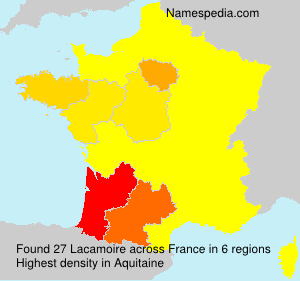 Surname Lacamoire in France Surname Lacamoire in France