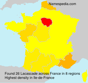 Surname Lacascade in France Surname Lacascade in France