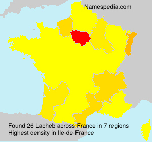Surname Lacheb in France Surname Lacheb in France