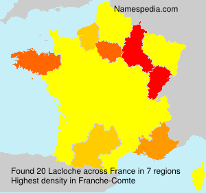 Surname Lacloche in France Surname Lacloche in France