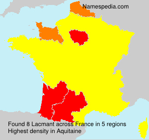 Surname Lacmant in France Surname Lacmant in France