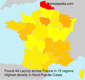 Surname Laczny in France
