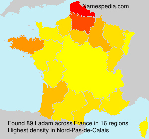 Surname Ladam in France Surname Ladam in France