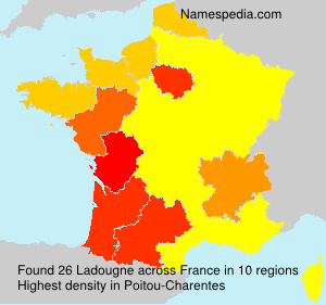 Surname Ladougne in France Surname Ladougne in France