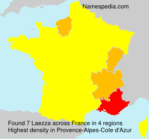 Surname Laezza in France Surname Laezza in France
