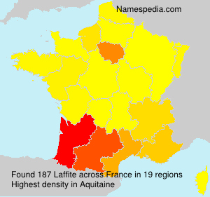 Surname Laffite in France Surname Laffite in France