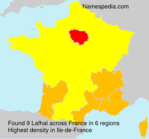 Surname Lafhal in France Surname Lafhal in France