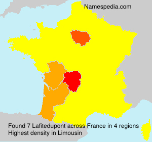 Surname Lafitedupont in France Surname Lafitedupont in France