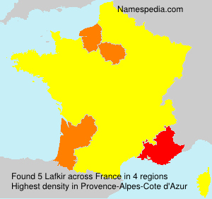 Surname Lafkir in France Surname Lafkir in France