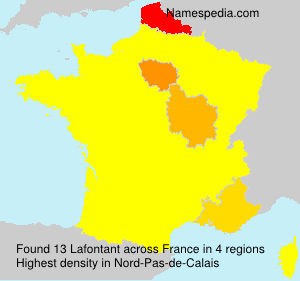 Surname Lafontant in France Surname Lafontant in France