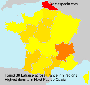 Surname Lafraise in France Surname Lafraise in France