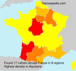 Surname Lafram in France Surname Lafram in France