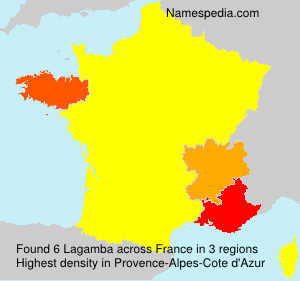 Surname Lagamba in France Surname Lagamba in France