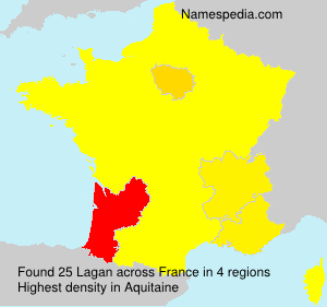 Surname Lagan in France Surname Lagan in France
