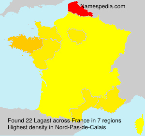 Surname Lagast in France Surname Lagast in France