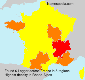 Surname Lagger in France Surname Lagger in France