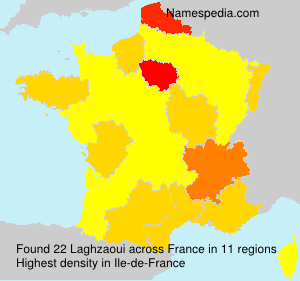 Surname Laghzaoui in France Surname Laghzaoui in France