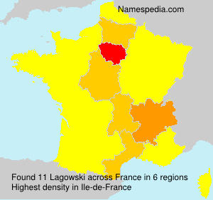 Surname Lagowski in France Surname Lagowski in France