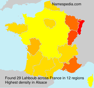 Surname Lahboub in France Surname Lahboub in France