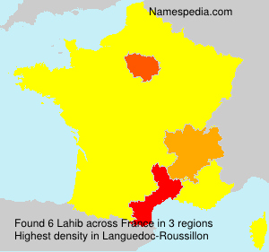 Surname Lahib in France Surname Lahib in France