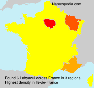 Surname Lahyaoui in France Surname Lahyaoui in France